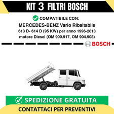 KIT BOSCH 3 Filtri tagliando