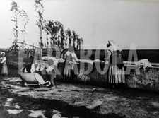 Foto Vintage Roma Fontanile sulla via Tuscolana fine 800 stampa 30x23 cm