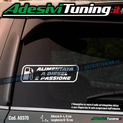 Adesivo alimentata diesel - adesivo, a