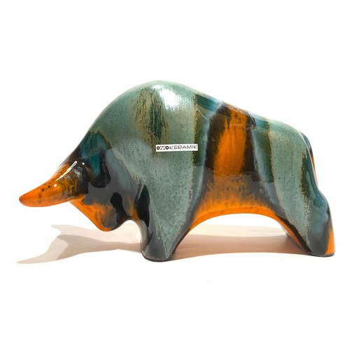 Otto ceramic bull - bull, in