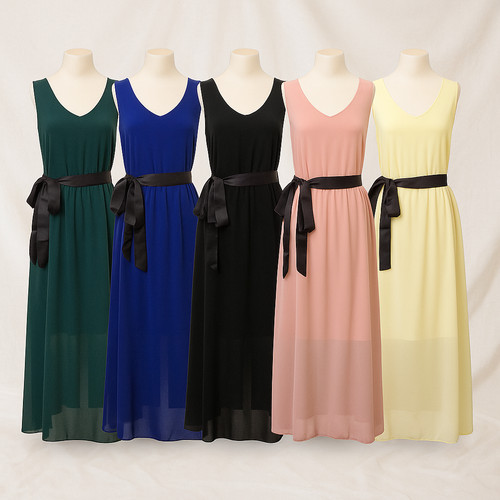 Maxi abito midi - , in
