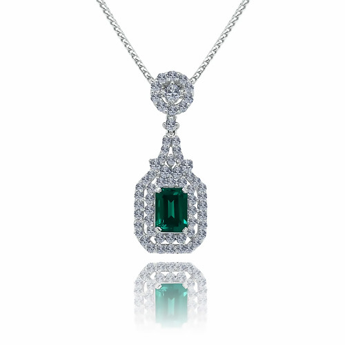Collana oro bianco - in,