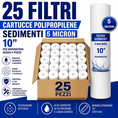 Filtri micron 10 - filtri, 10"