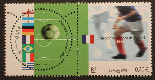 Timbre france champions du - timbre,