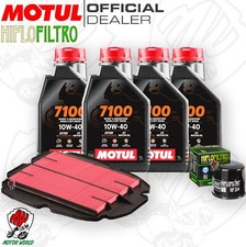 Kit tagliando Olio Motul 7100 10W40 + Filtri HONDA VFR 800 F 2003 Interceptor