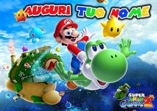 CIALDA per torta SUPER MARIO