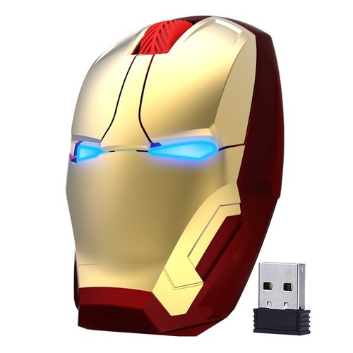 Mouse iron man wireless - mouse,