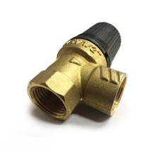 VALVOLA DI SICUREZZA OTTONE MSV 1/2''FF 1,5 WATTS BAR CE1115 FINO A 140° (10342)