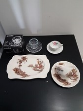 3X Tazza GUZZINI by TOSO THE OLD MILL SELTMANN Caffè THE + Piatto THE OLD MILL