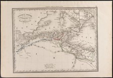 1840 - Carta Antica Africa