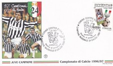 JUVENTUS CAMPIONE D'ITALIA 1996-1997 FDC FILAGRANO 1997