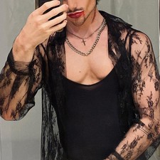 Club Party Camicia Uomo Top