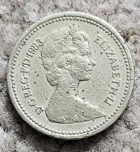 Moneta una sterlina - una,