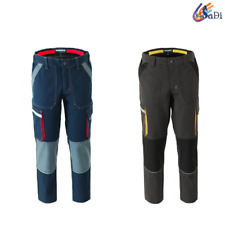 ROSSINI PANTALONE STRETCH ULTRAFLEX INSERTO RIFRANGENTE DA LAVORO COTONE A00228