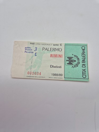 Biglietto calcio palermo - biglietto,