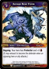 Savage Bear Form - Worldbreaker - World of Warcraft TCG