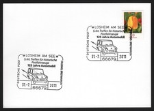 Germania 2011: Annullo a tema Auto d'Epoca - Trabant e 125 Anni Automobile