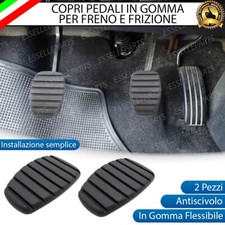 2 COPRIPEDALI COPRI PEDALI PEDALIERA IN GOMMA FRIZIONE FRENO RENAULT CLIO 3 III