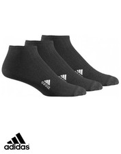 Adidas Sport 3 Confezione a Coste Calze Foderate Morbido E Durevole Bambini Nero