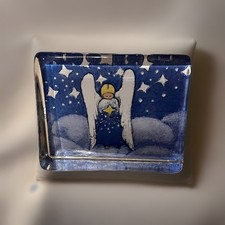 Fermacarte in vetro angelo