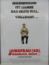 Jungfrau (40), Männlich, Sucht, ... (Steve Carell) - Kino Promo Poster