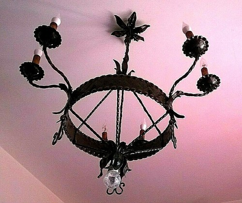 Bellissimo lampadario ferro - bellissimo,