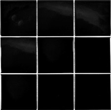 Mattonelle Della Parete Nero