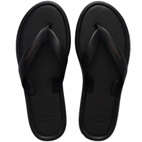 Havaianas puffed black flip - havaianas,