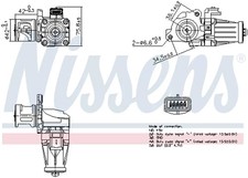 Valvola egr nissens 98376 - valvola,