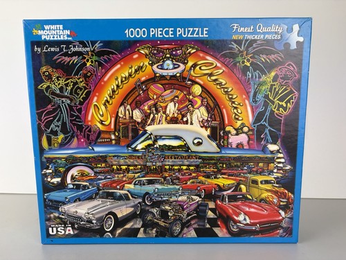 Puzzle montagna bianca - montagna, 1000