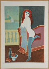 BORSATO Renato Nudo femminile litografia cm. 70x50