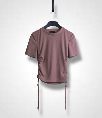 Top manica corta - zara, con