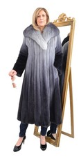 US5830 REAL SAGA MINK FUR COAT