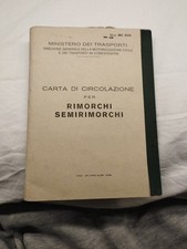 libretto Carrello Imbarcazioni