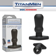 Doc Johnson TitanMen Open Up 4.5 Inch Hollow Anal Plug Anale con Tunnel Aperto