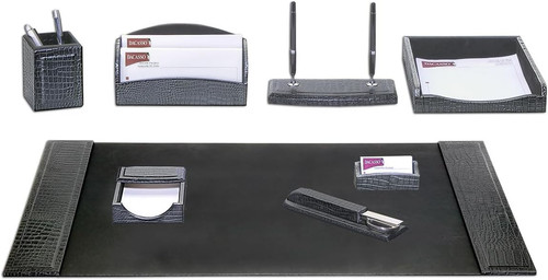 Set scrivania pelle - in,