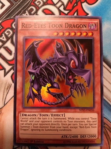 Drago toon occhi rossi - toon,