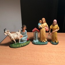 3 Statuine  Presepe in pasta