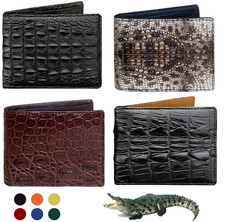 Genuine Crocodile Bifold