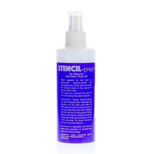 Inkjet stencil prep spray - 8, oz