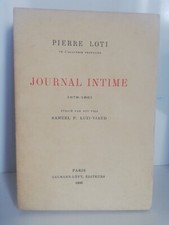 PIERRE LOTI JOURNAL INTIME