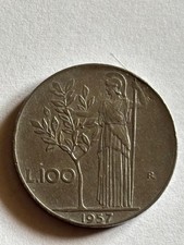 Monete Antiche Repubblica Italiana 100 Lire Del 1957