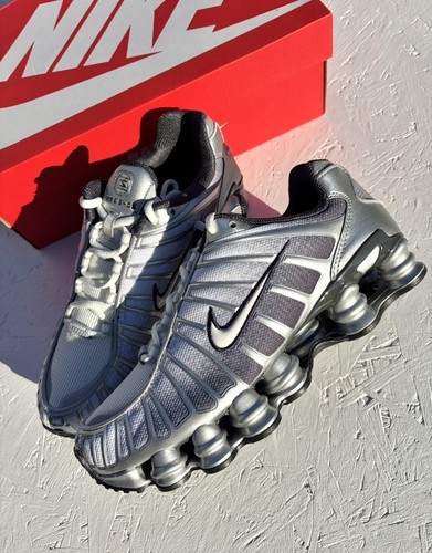 Nike shox argento metallico - nike,