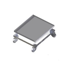 VASSOIO inox per carrello e