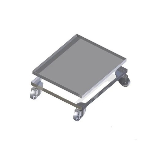 Vassoio inox per carrello - inox,