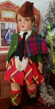 LENCI BAMBOLA  ANTIQUE DOLL POUPÈE  SCOTTISH BOY 1933 BAMBOLA ANTICA  