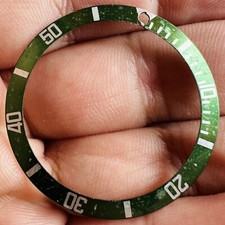 Rolex Green Kermit Insert For Submariner Model Ref 16610 LV E07