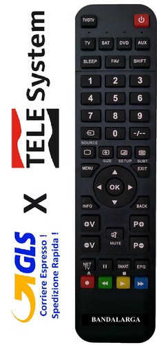 Telecomando per decoder - tv, e