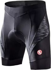 Pantaloni Ciclismo Uomo con Imbottitura Short Salopette per Bicicletta Strada