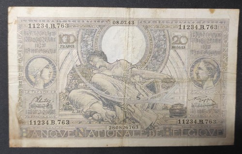 Belgio banconota 100 - belgio, da